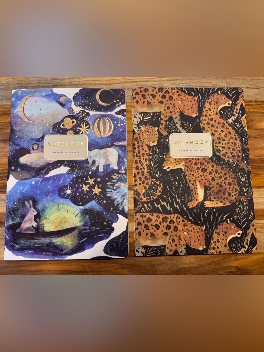 2 Pack Gorgeous Soft Touch Journals - BV by Bruno Visconti - Amazing Unique Gift